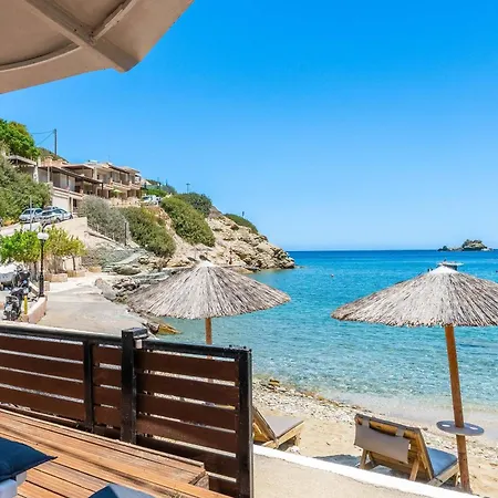 Feriehus Homes Bluegreen - Beachfront, Pool, Garden And Bbq - Near Heraklion Ligaria (Crete)