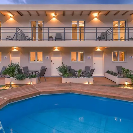 Homes Bluegreen - Beachfront, Pool, Garden And Bbq - Near Heraklion *